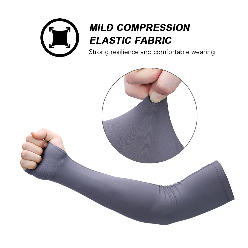 1 Cặp Tay Áo Làm Mát Chống Tia UV Cho Nam Chuyên Dùng Mùa Hè