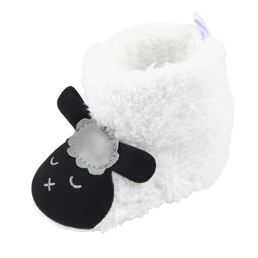 Cute Cartoon Animal Unisex Kids Fleece Shoes Baby