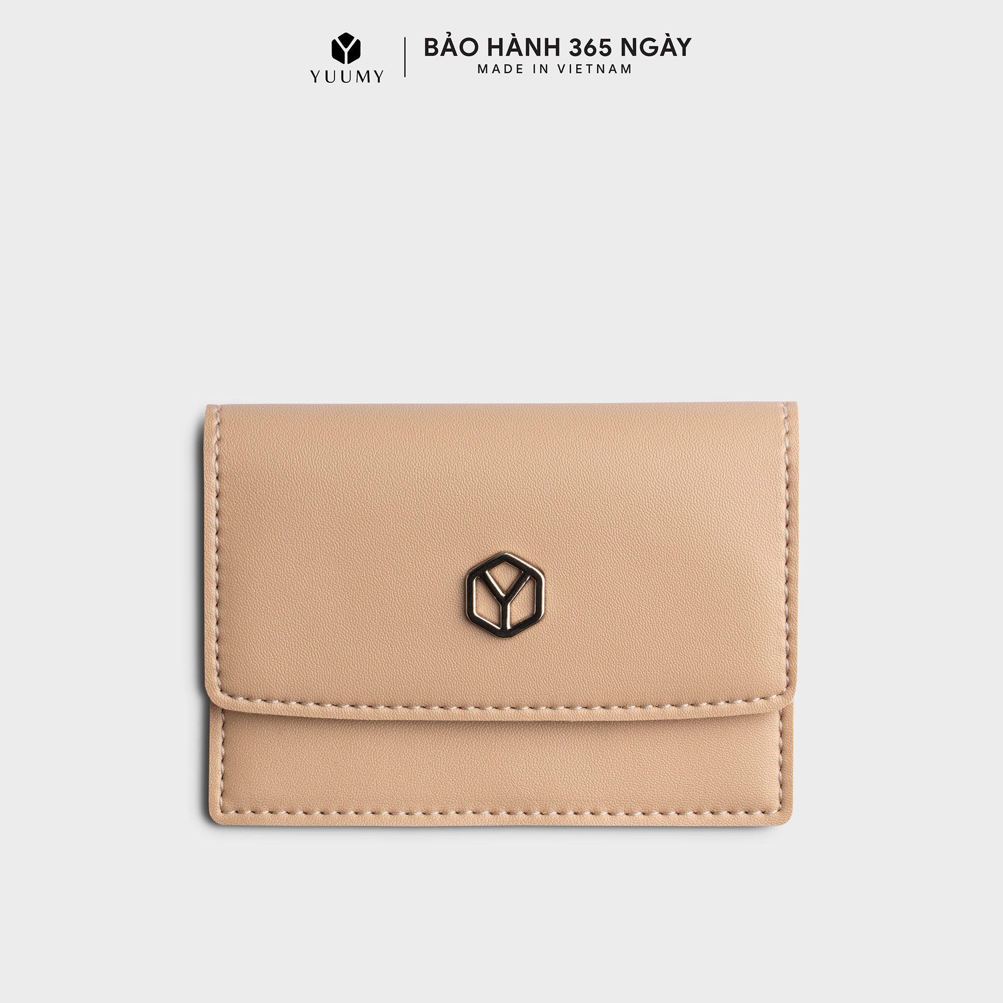 Ví Yuumy ( Thời trang nữ dáng ngắn nắp gập - Ví da Seasand YV100 )