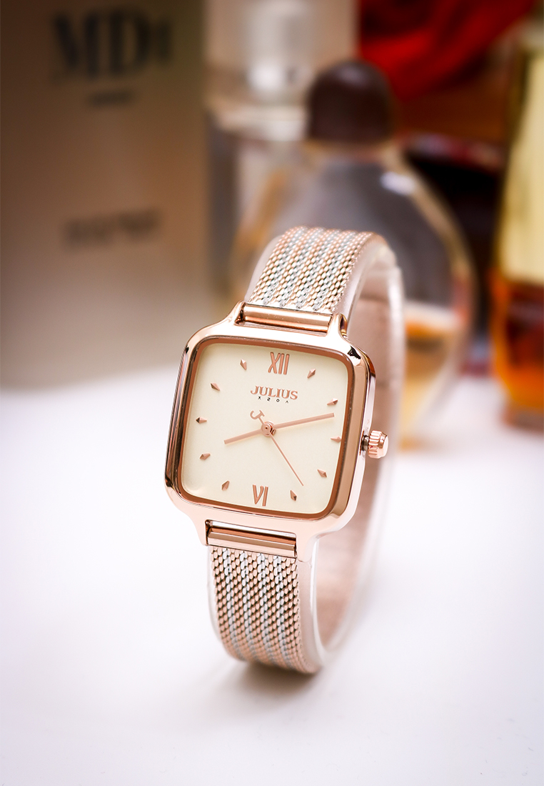 Đồng Hồ Nữ Julius Hàn Quốc JA-1264 Dây Thép Thanh Lịch