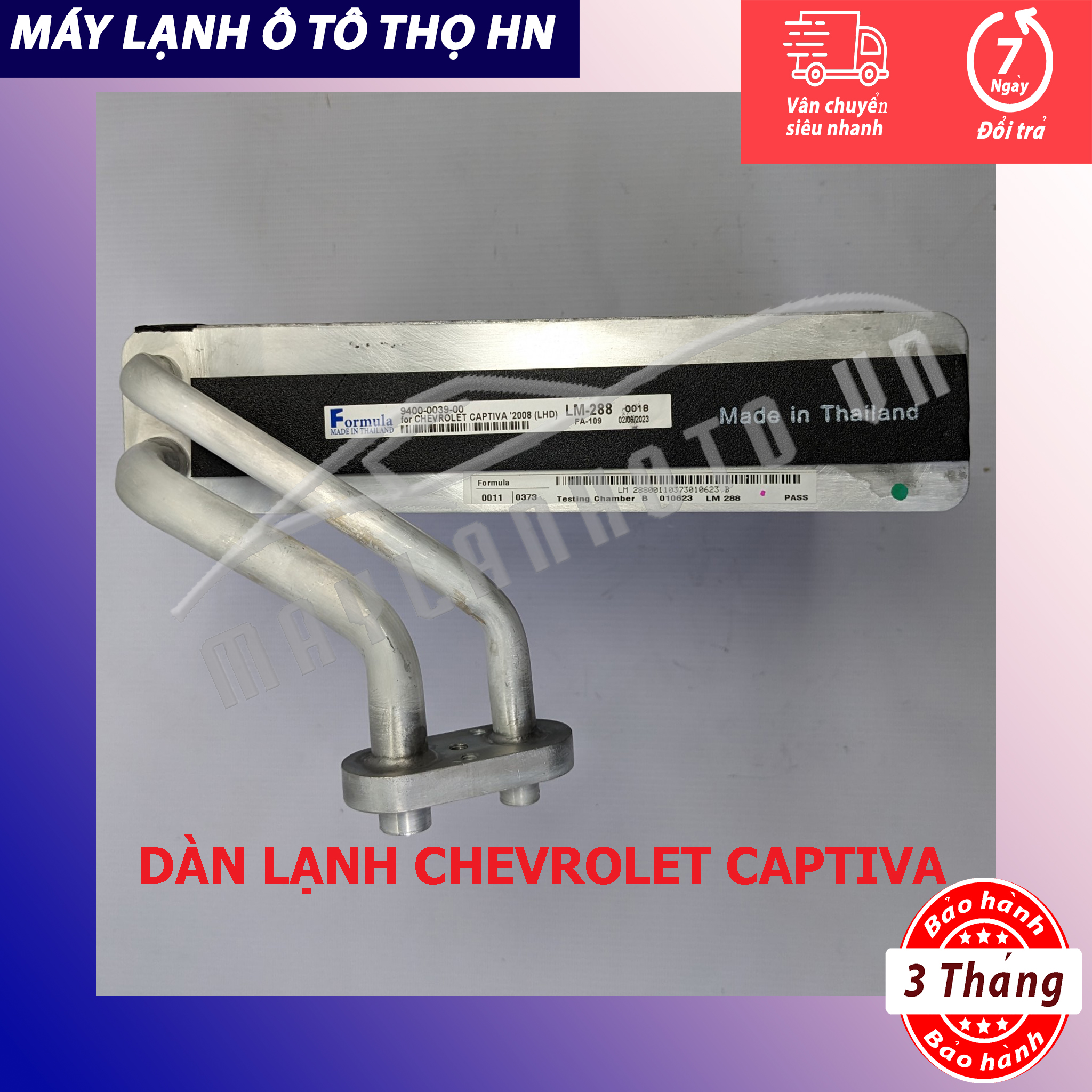 Dàn lạnh Chevrolet Captiva 2007 2008 2009 2010 Hàng xịn Thái Lan 07 08 09 10