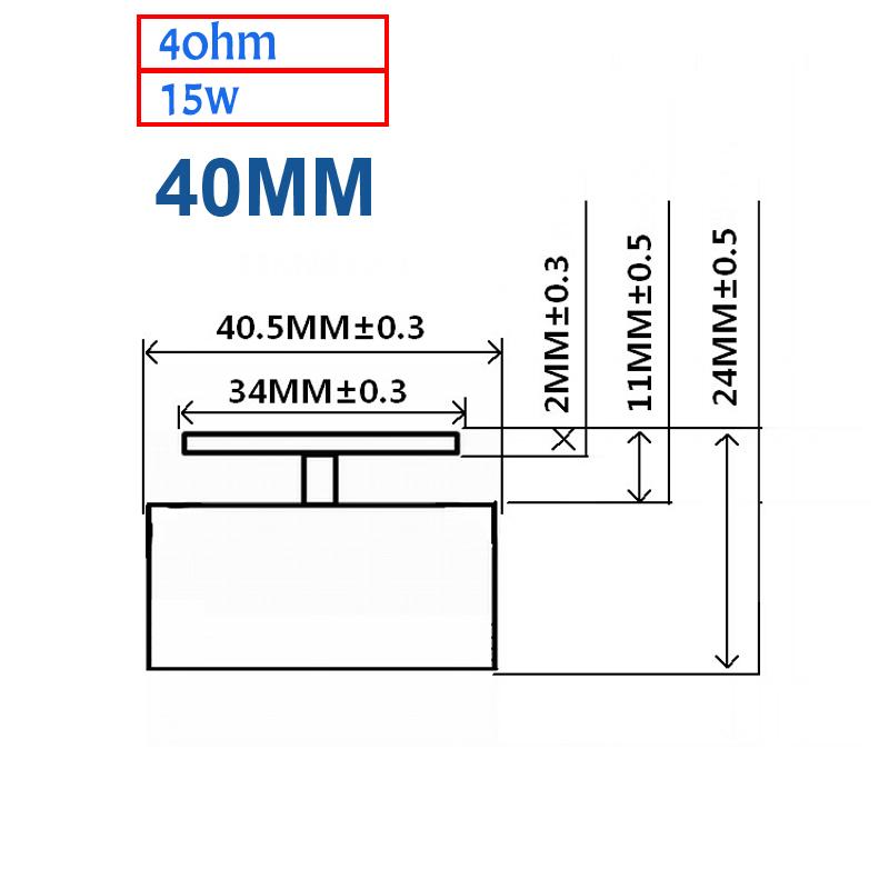 Loa Siêu Trầm 15W 4/8 Ohm Loa Bass Cộng Hưởng 40MM Loa Toàn Dải Âm Thanh Exciter Loa Rung Neodymium Màu sắc: 8ohm 15w