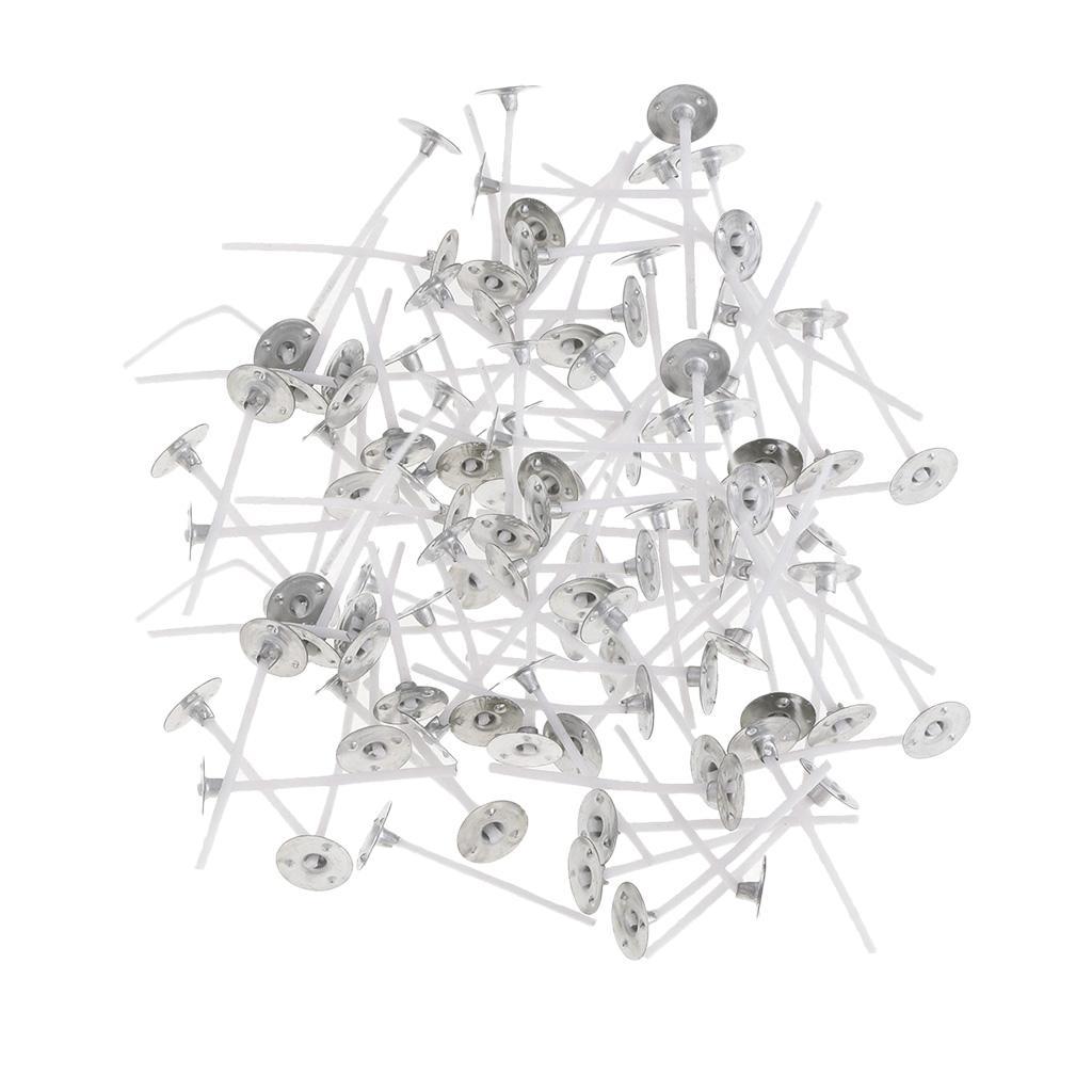 200 Pack Pre Waxed Candle Wicks With Sustainers For Making Tea light Candles