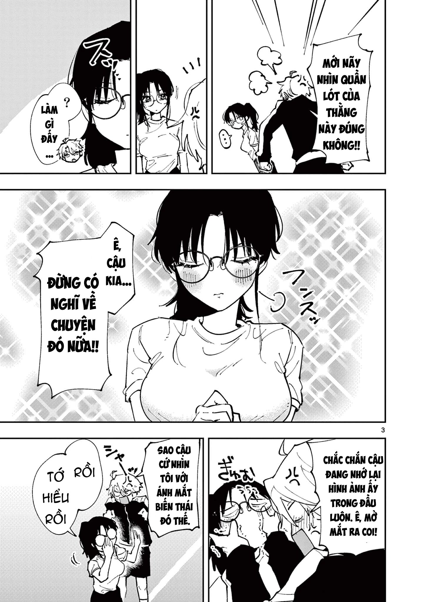 cậu bạn bàn bên cứ nhìn tôi bằng ánh mắt đó - tonari no seki no yatsu ga souiu me de mitekuru chapter 4 3