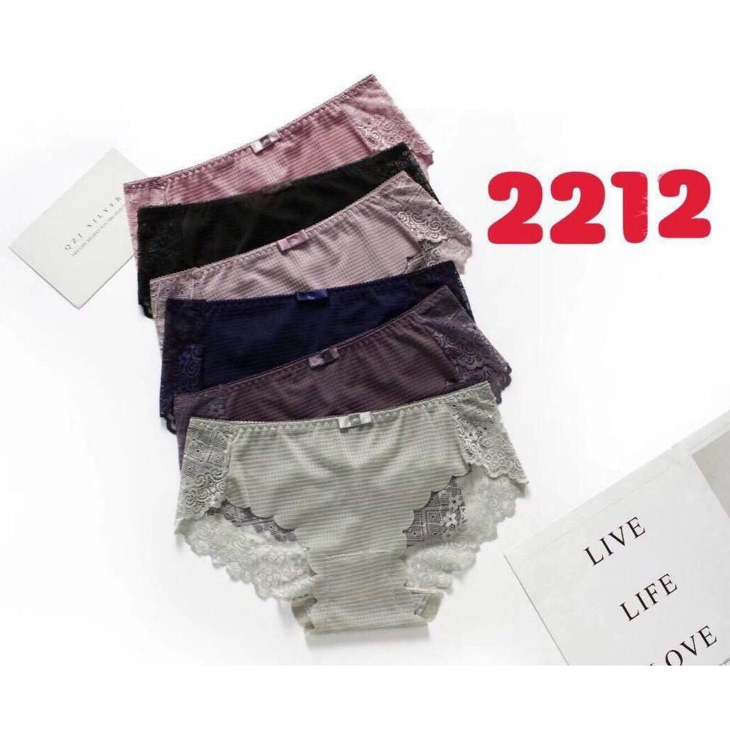 Quần Lót Nữ - 5 Quần Thun Xốp Ren Sau -giao màu ngẫu nhiên
