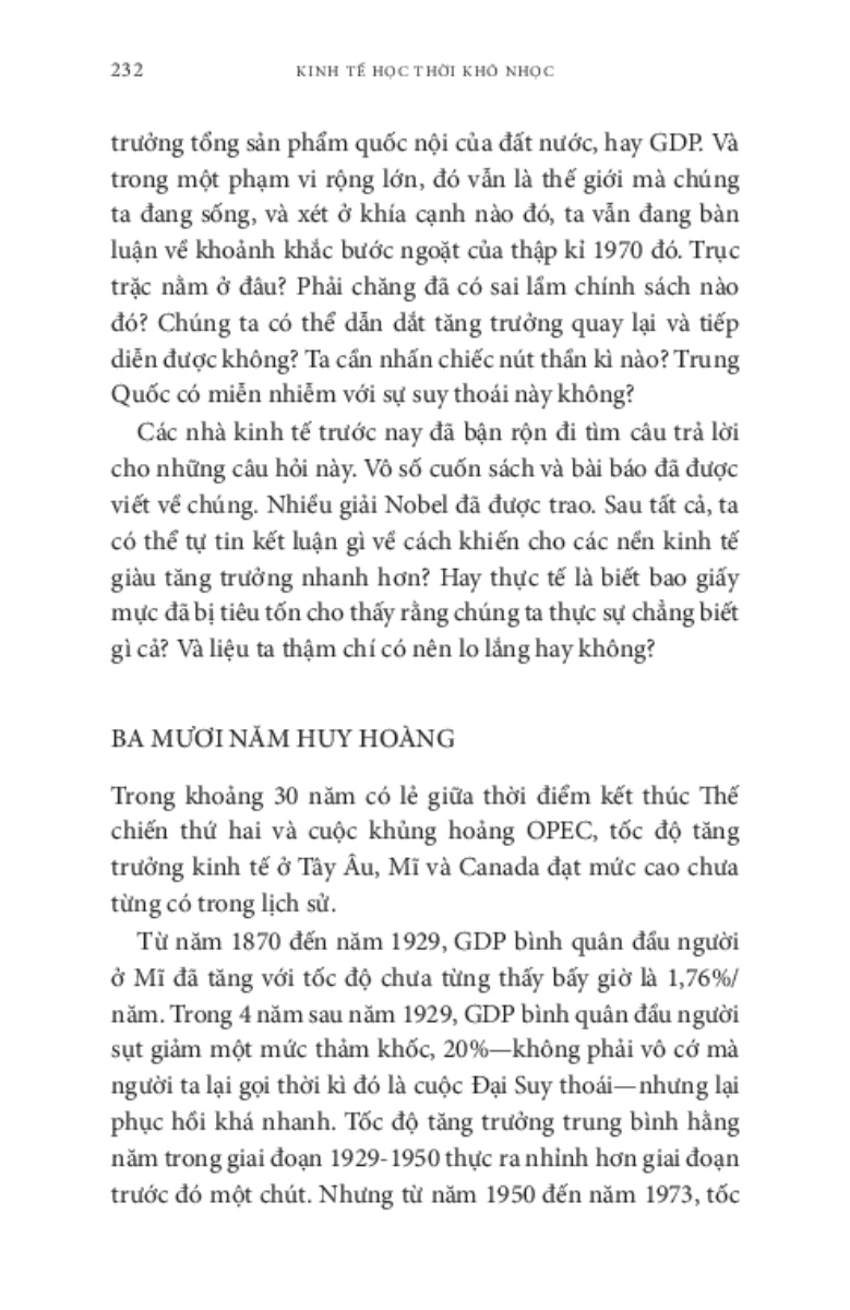 Kinh Tế Học Thời Khó Nhọc _TRE