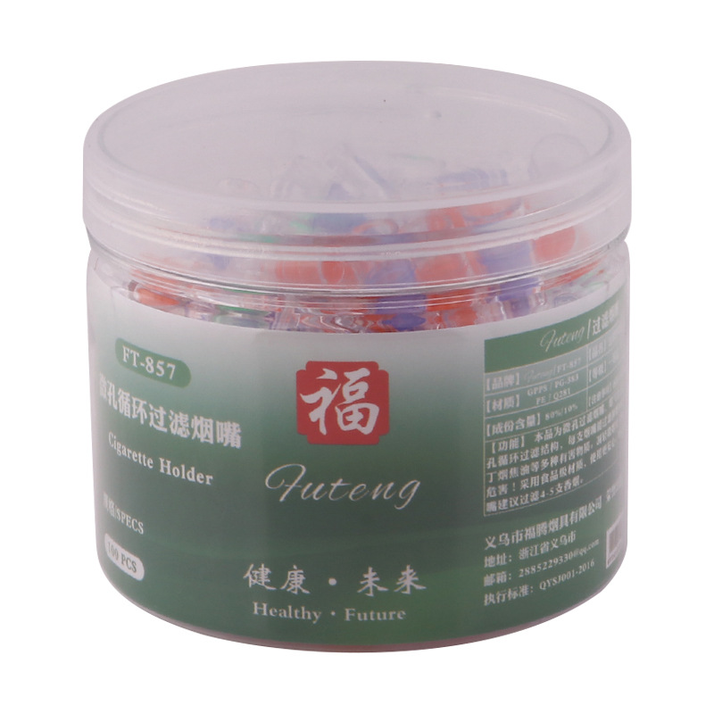 Hộp 100 đầu tẩu thuốc nhựa dẻo bảo vệ sức khỏe Hewang