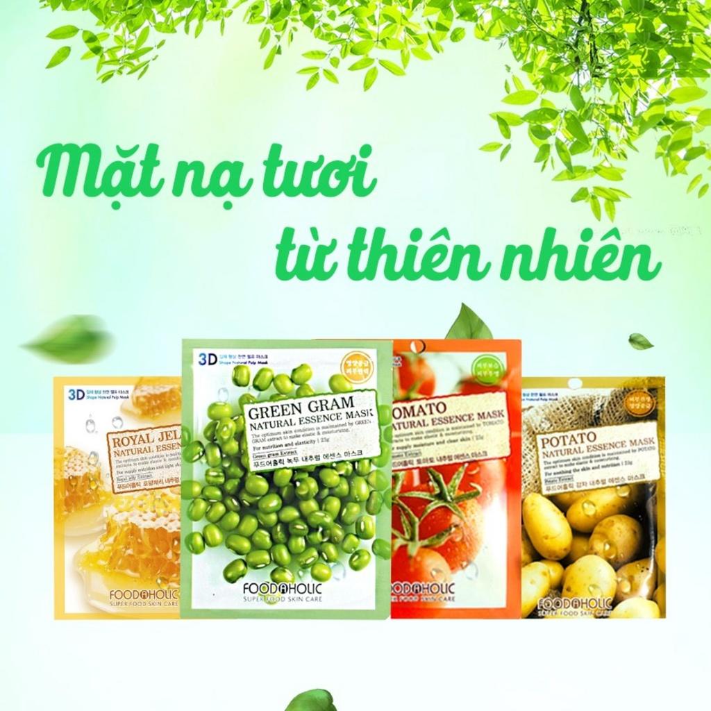 Mặt Nạ 3D Foodaholic Natural Essence Mask Red Gingseng Dưỡng Da 23g