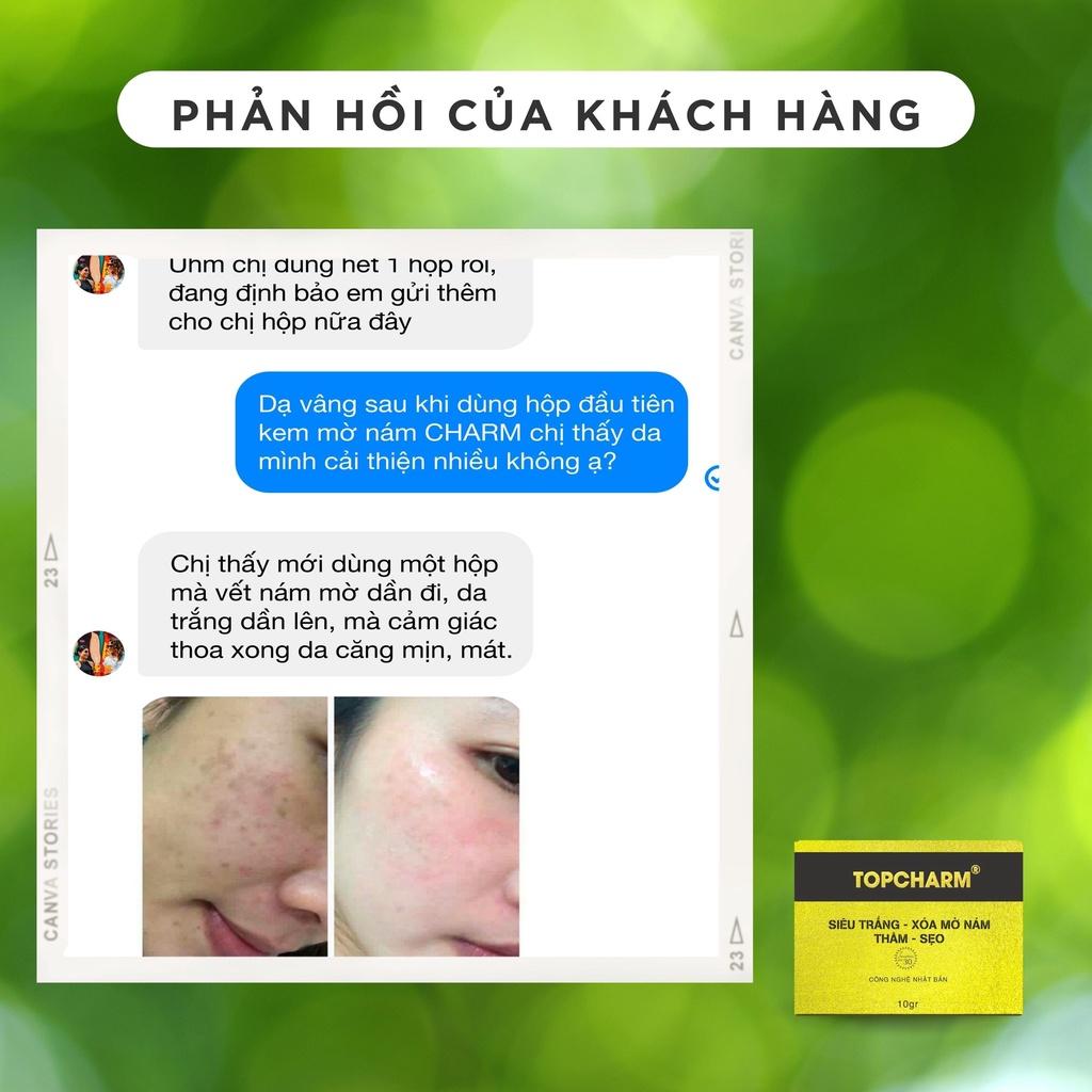 Kem dưỡng nâng tone, giảm mờ nám sạm cho làn da trắng hồng mịn màng Charm