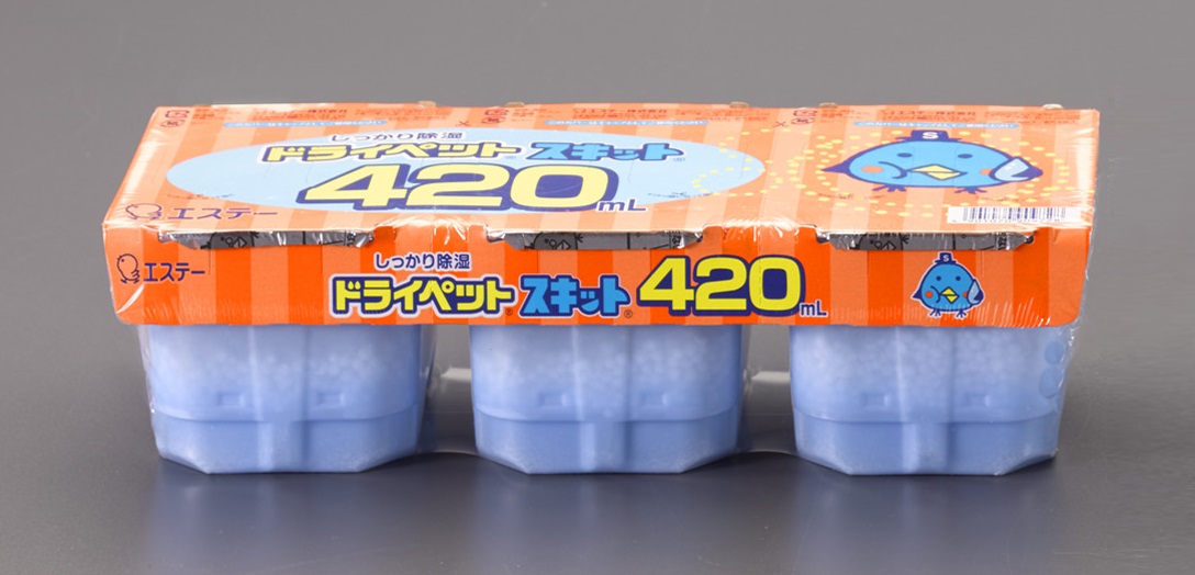 Set 03 hộp hút ẩm Nhật Bản Charcoal Dry Pet 420ml - Hàng nội địa Nhật Bản (#Made in Japan)