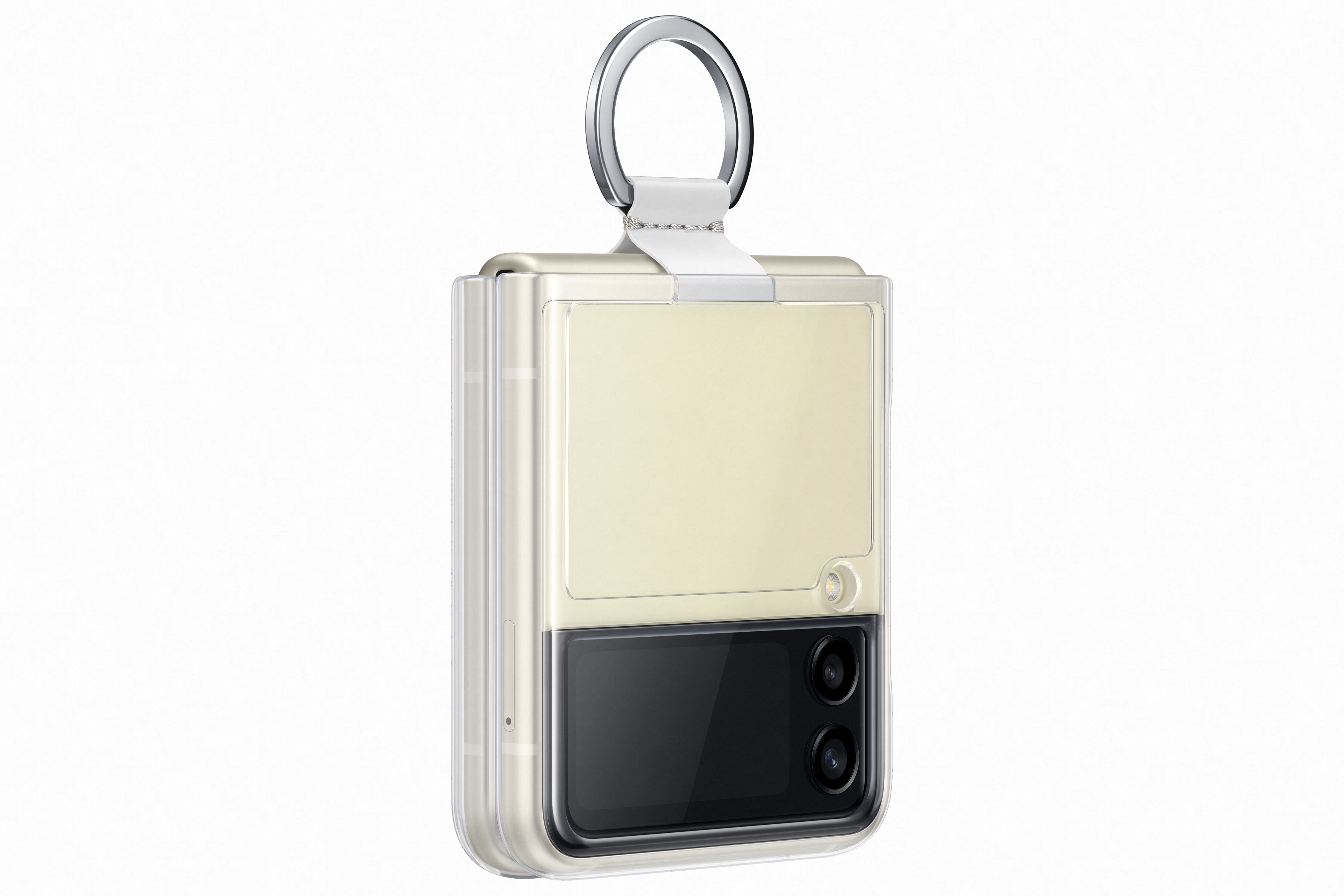 Ốp lưng cho Samsung dành cho Z Flip 4 - TRONG SUỐT - Clear cover - Hàng chính hãng