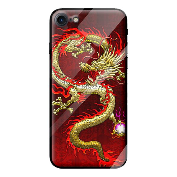 Ốp kính cường lực cho iPhone 7 nền rồng 1 - Hàng chính hãng