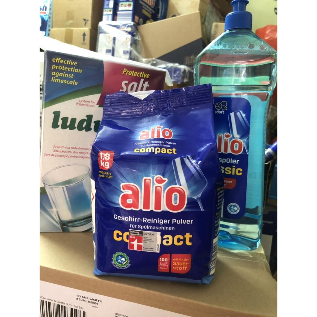 Combo Bột rửa và muối làm mềm nước Alio
