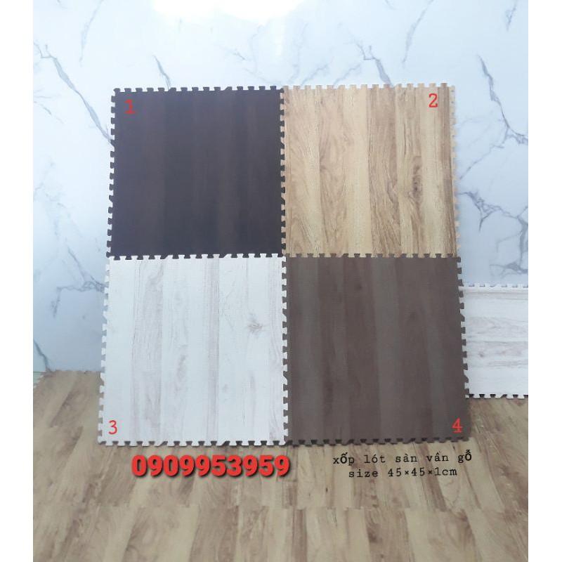 Thảm vân gỗ xám 45×45×1cm và 30×30×1cm màu gỗ nâu, trắng, gỗ vàng,