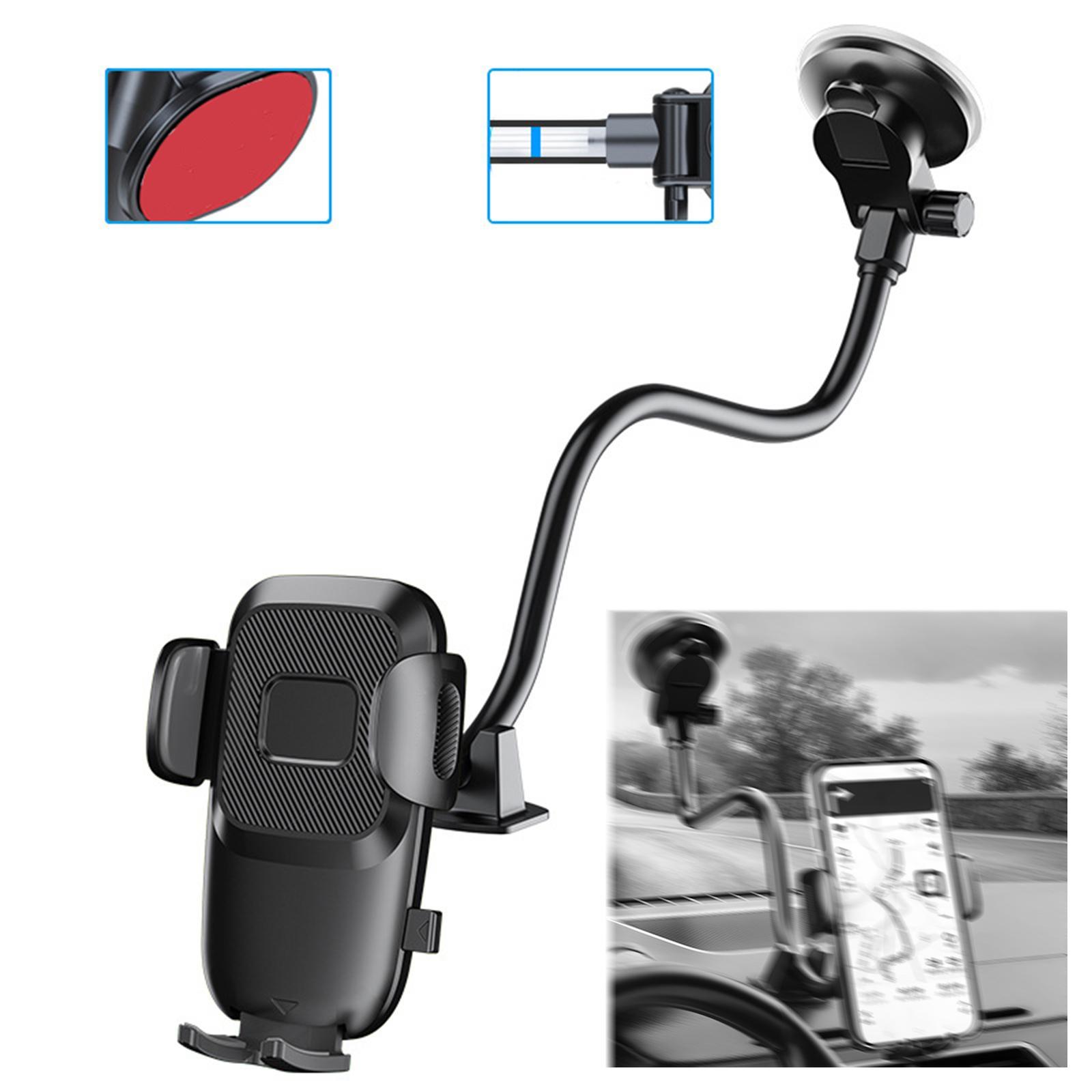 Car Phone Holder Automatic Phone Mount Sturdy Dashboard Mini Car Phone Mount