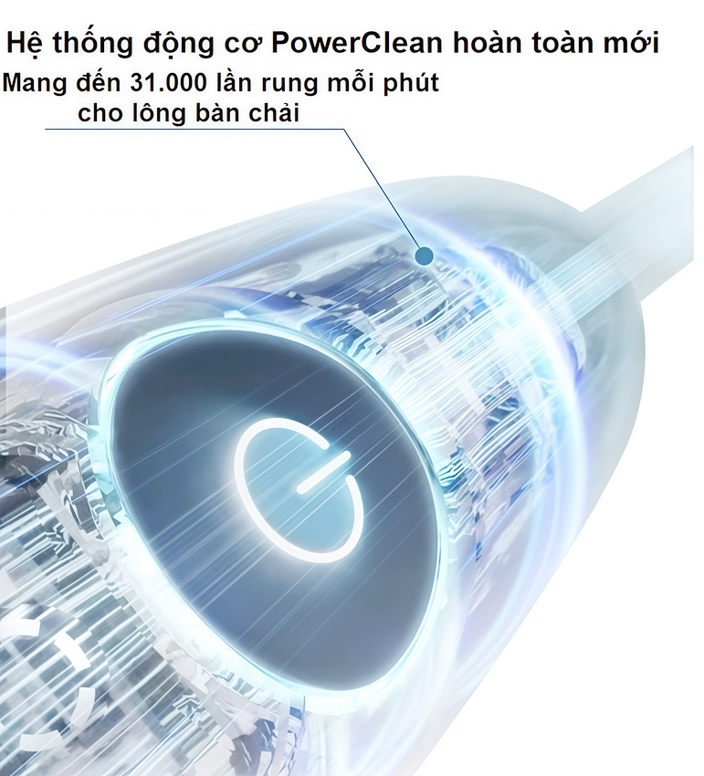 Bàn chải đánh răng điện Sonicare ProtectiveClean serial 5300 thương hiệu Hà Lan cao cấp Philips HX5181 - Hàng nhập khẩu