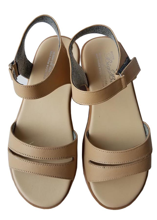 Giày Sandal Nữ BIGGBEN Da Bò Thật SDN48