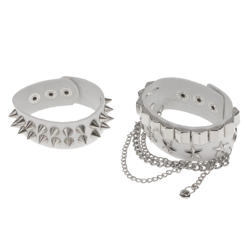 Men Accessories Hand Chain Korean Style Retro White Bangle Bracelet Jewelry