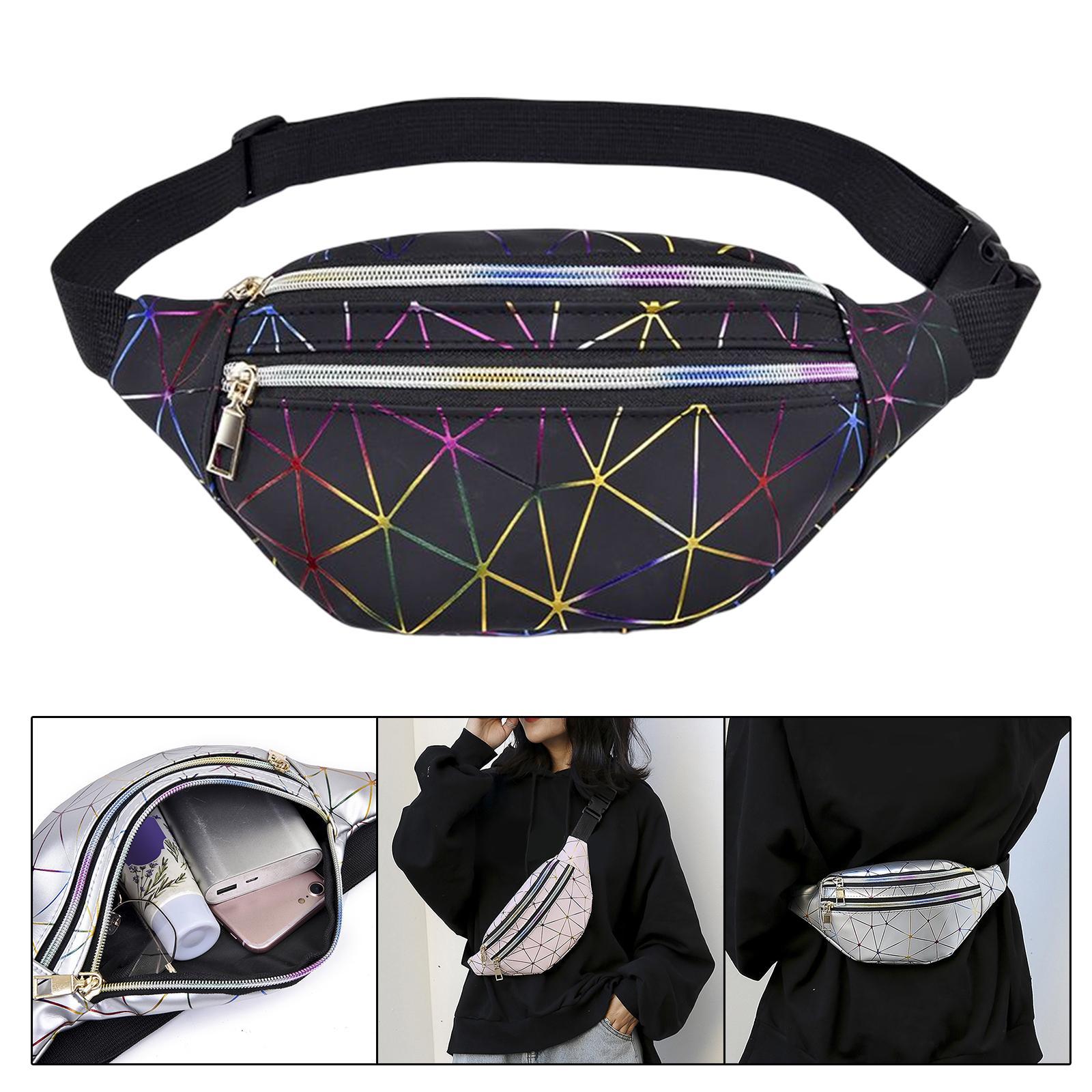 Fanny Pack Waist Bag Casual Fashionable for Sport Walking Hiking Black
