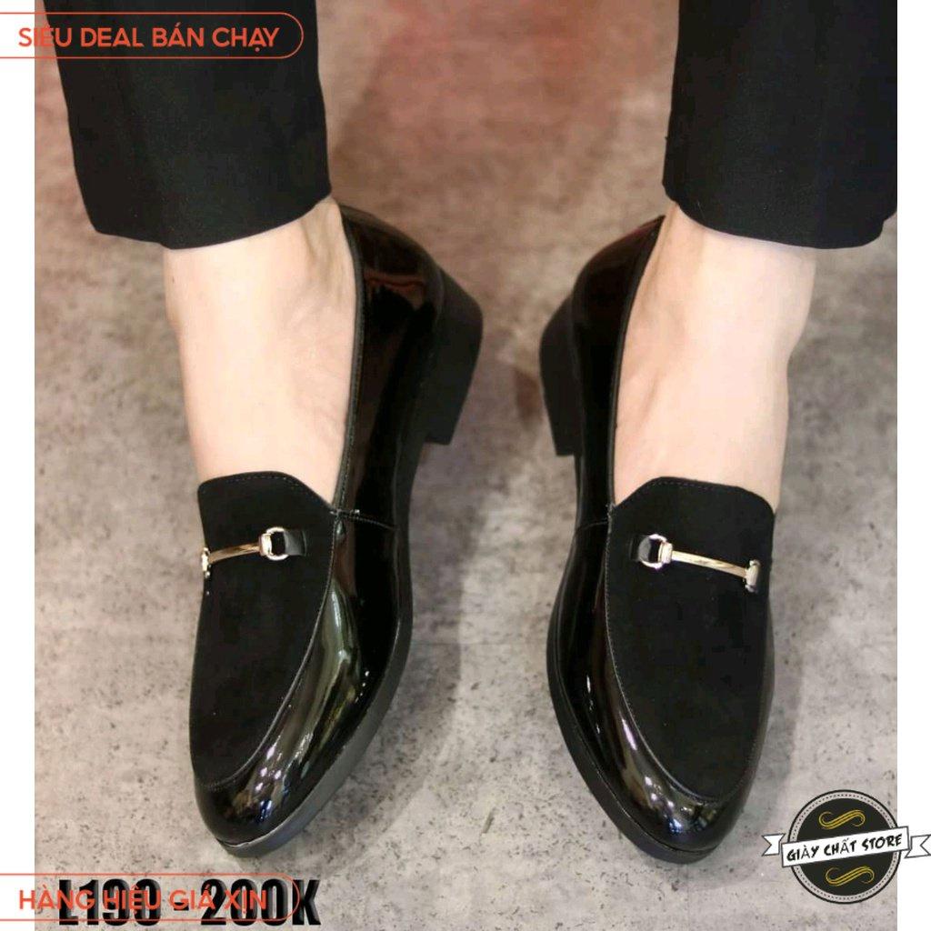 Giày Lười Nam bóng đai sắt mã L190