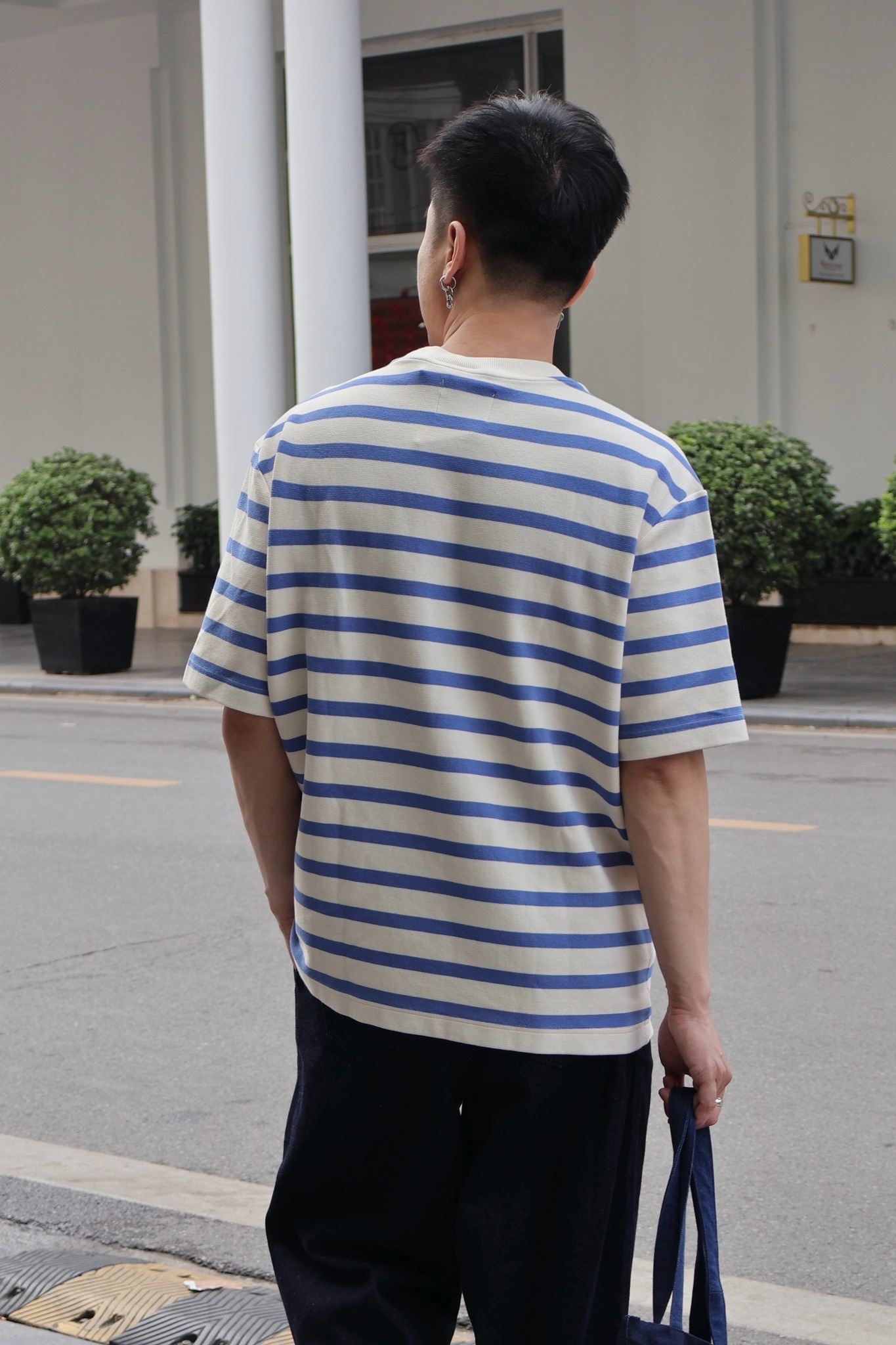 Quần denim nam nhãn vải chính . Form Cocoon - RT 10S25DPA015 | ROUTINE CÀ MAU