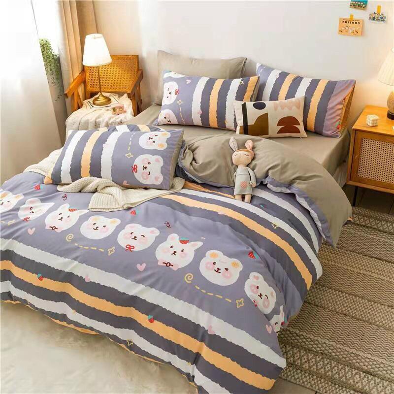 Bộ chăn ga gối Cotton Poly M2T Bedding nhập khẩu Hàn Quốc - Xả kho mẫu đẹp 2021