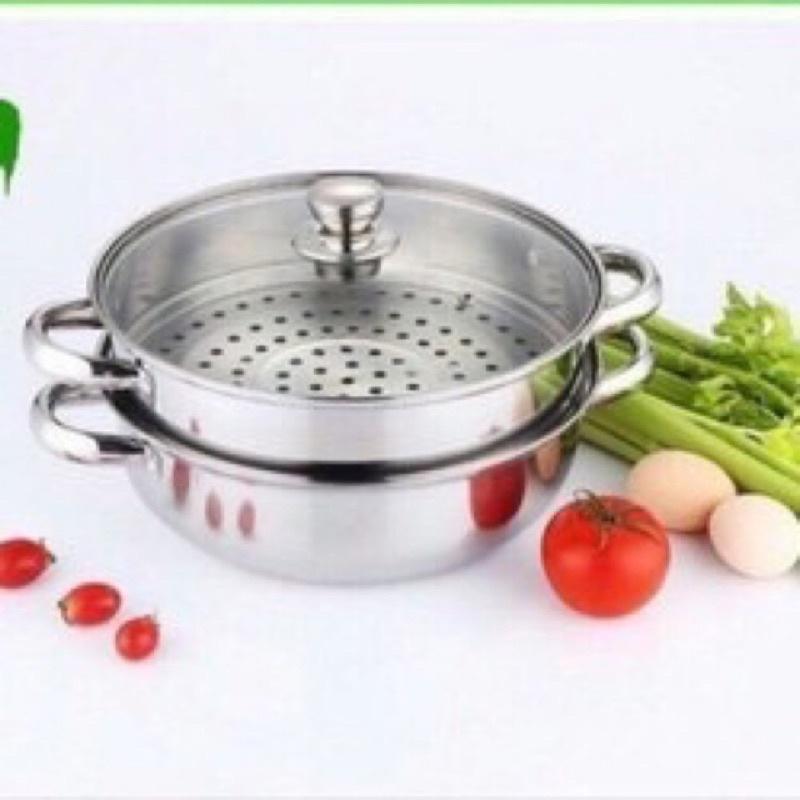 Nồi hấp 2 tầng đa năng 28cm ( sử dụng bếp từ và bếp ga)