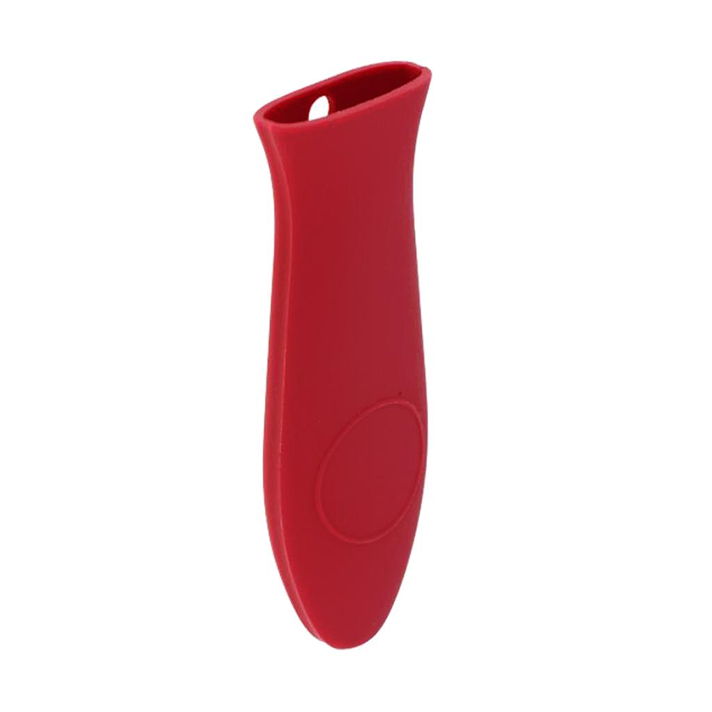 2 Silicone Hot Handle Holder Pot Holder Cast Iron Skillets Sleeve Cover Grip
