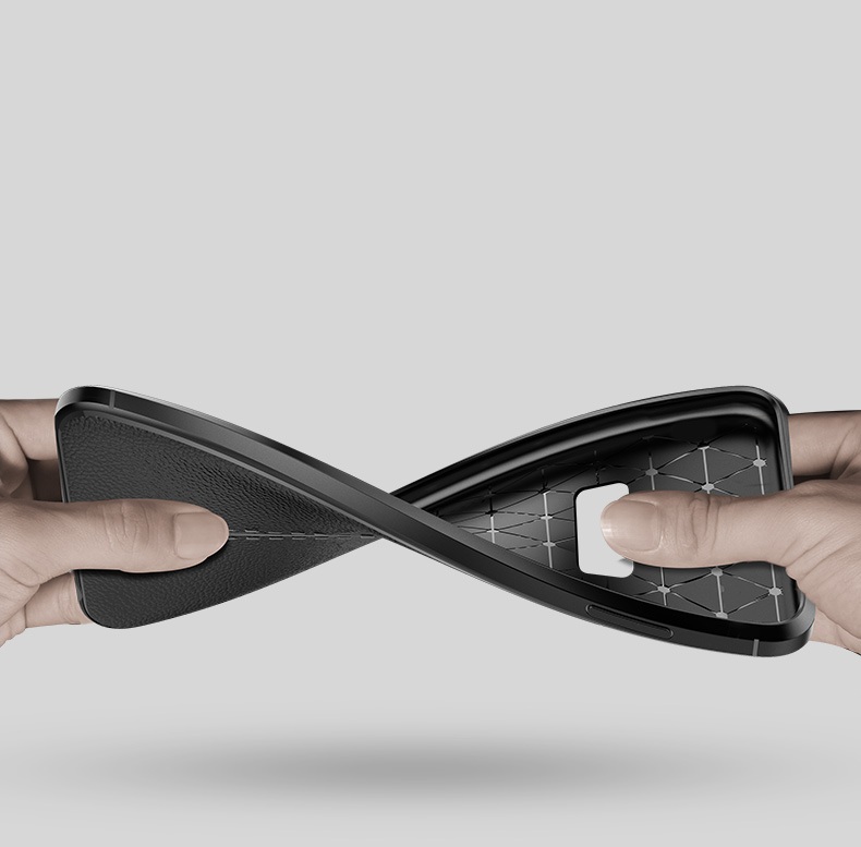 Ốp lưng silicon dẻo giả da Auto Focus cao cấp dành cho Samsung S8 - Hàng chính hãng