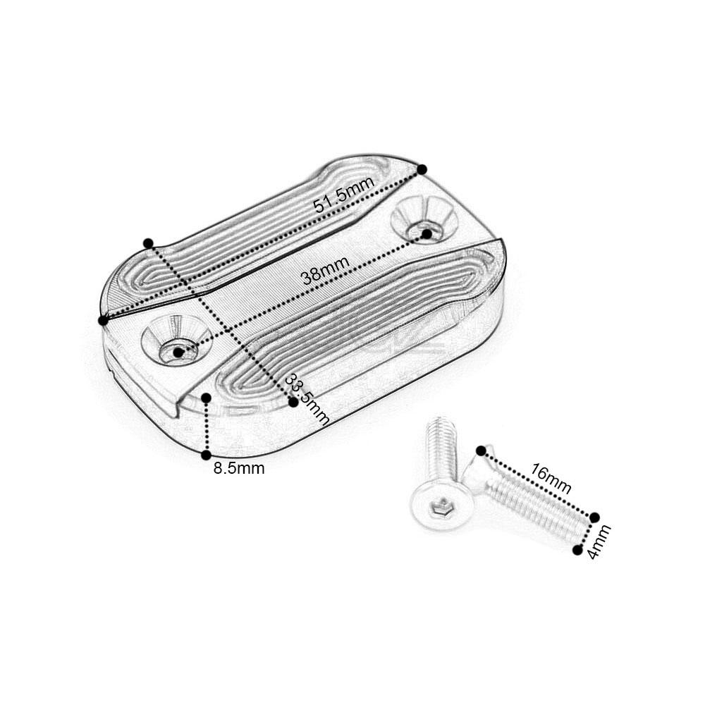 Motorcycle Front Brake Reservoir Fluid Cup for YAMAHA NVX155 AEROX155 2017 2018 Cốc Đựng Dầu Phanh Cho Xe