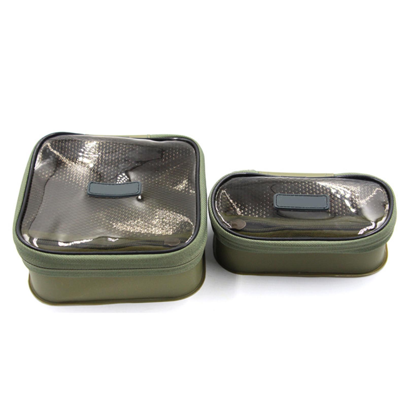 Water Resistant Fishing Tackle Bag Storage Bag Square EVA Fishing Accessories for Baitcasting Outdoor Raft Reels Fly Fishing