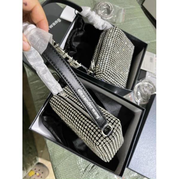 Túi nữ có quai xách và dây đeo chéo đính đá siêu đẹp + full box xịn xò