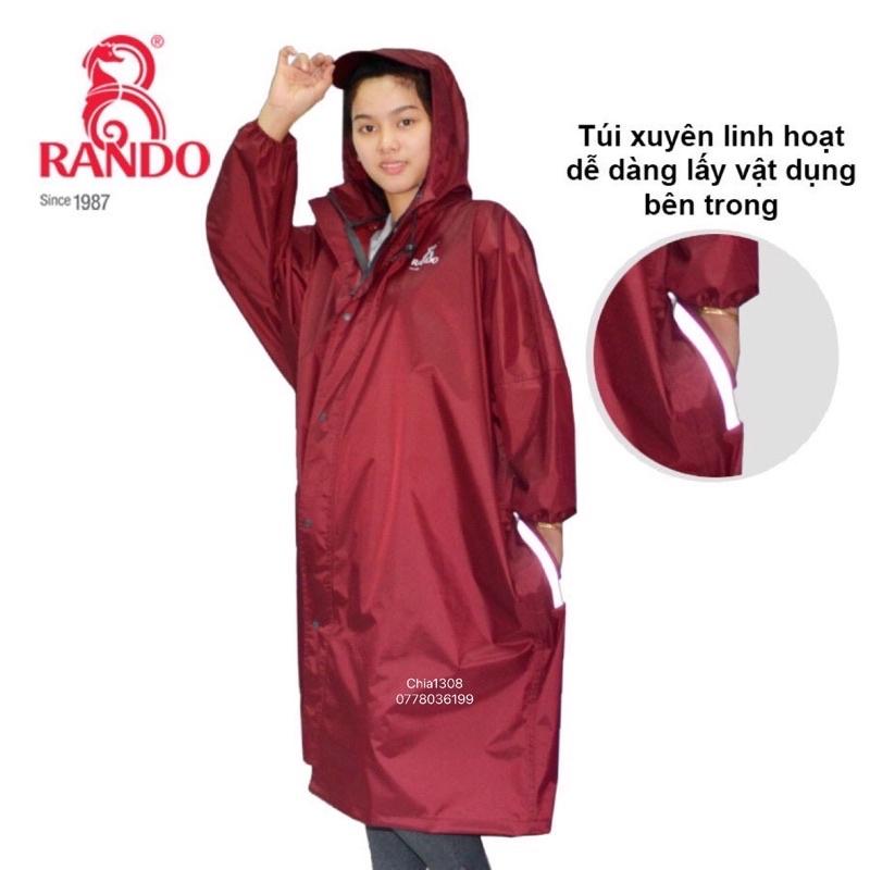 Áo mưa dây kéo cao cấp Rando