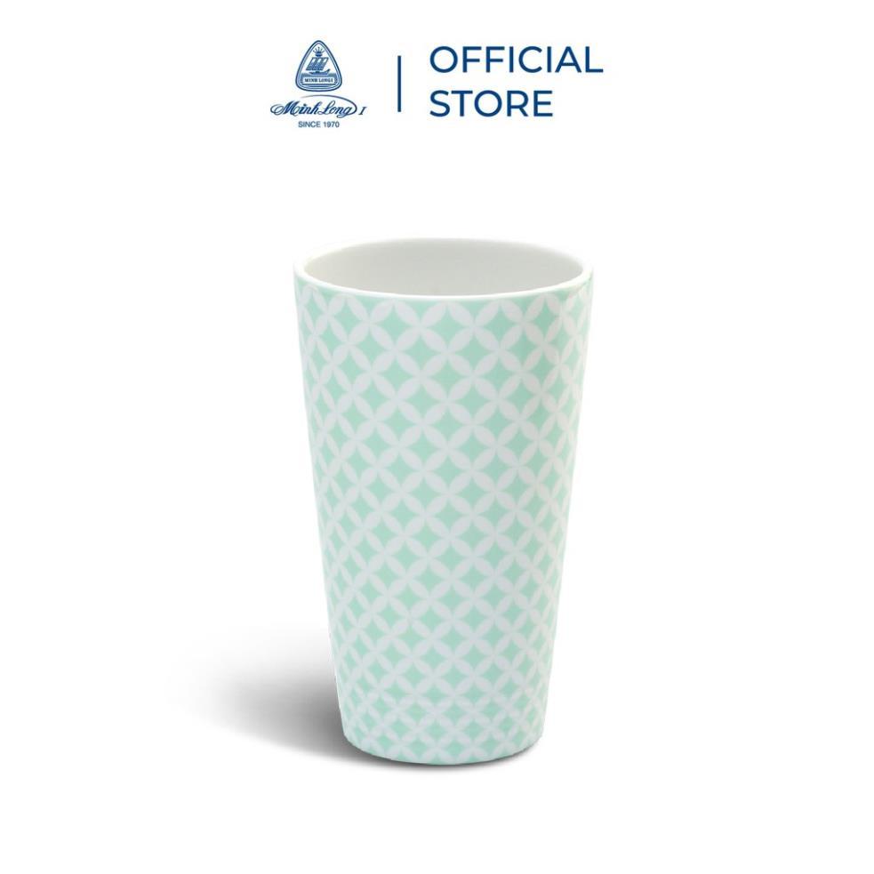 Ly sứ dưỡng sinh Minh Long 0.48 L - nắp ống hút - Penny 1