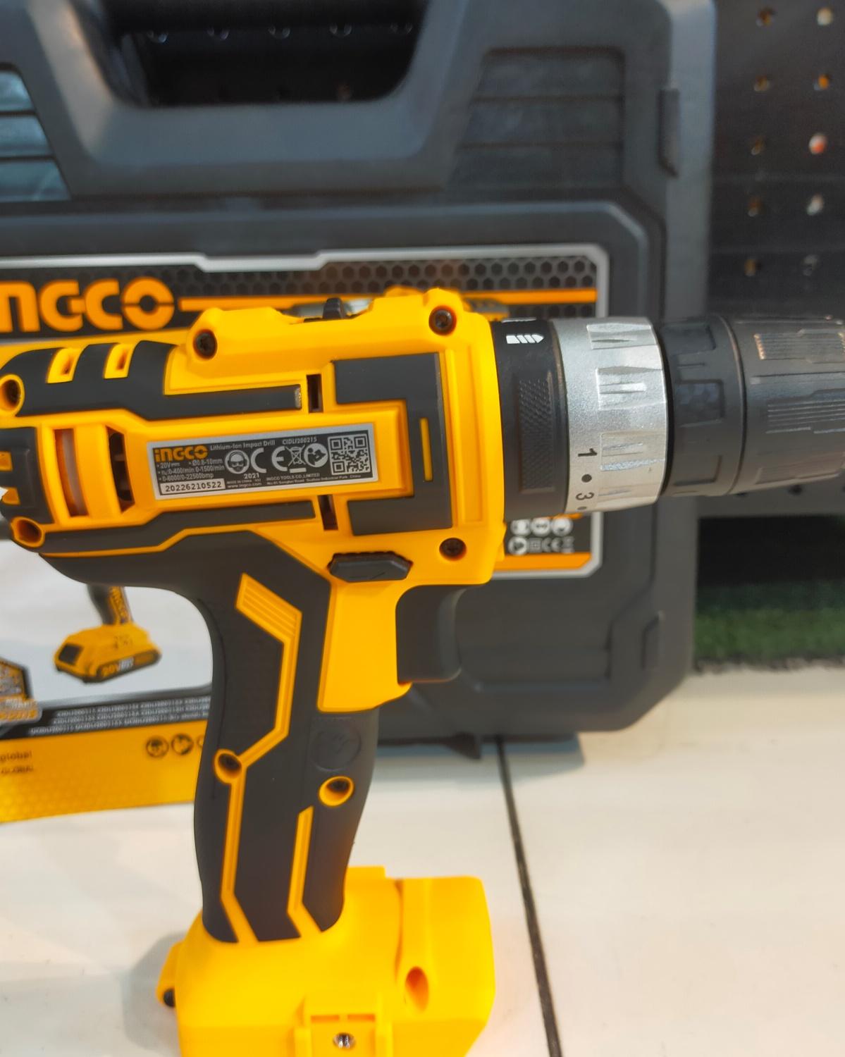 MÁY KHOAN BÚA DÙNG PIN 20V INGCO CIDLI200215 - HÀNG CHÍNH HÃNG