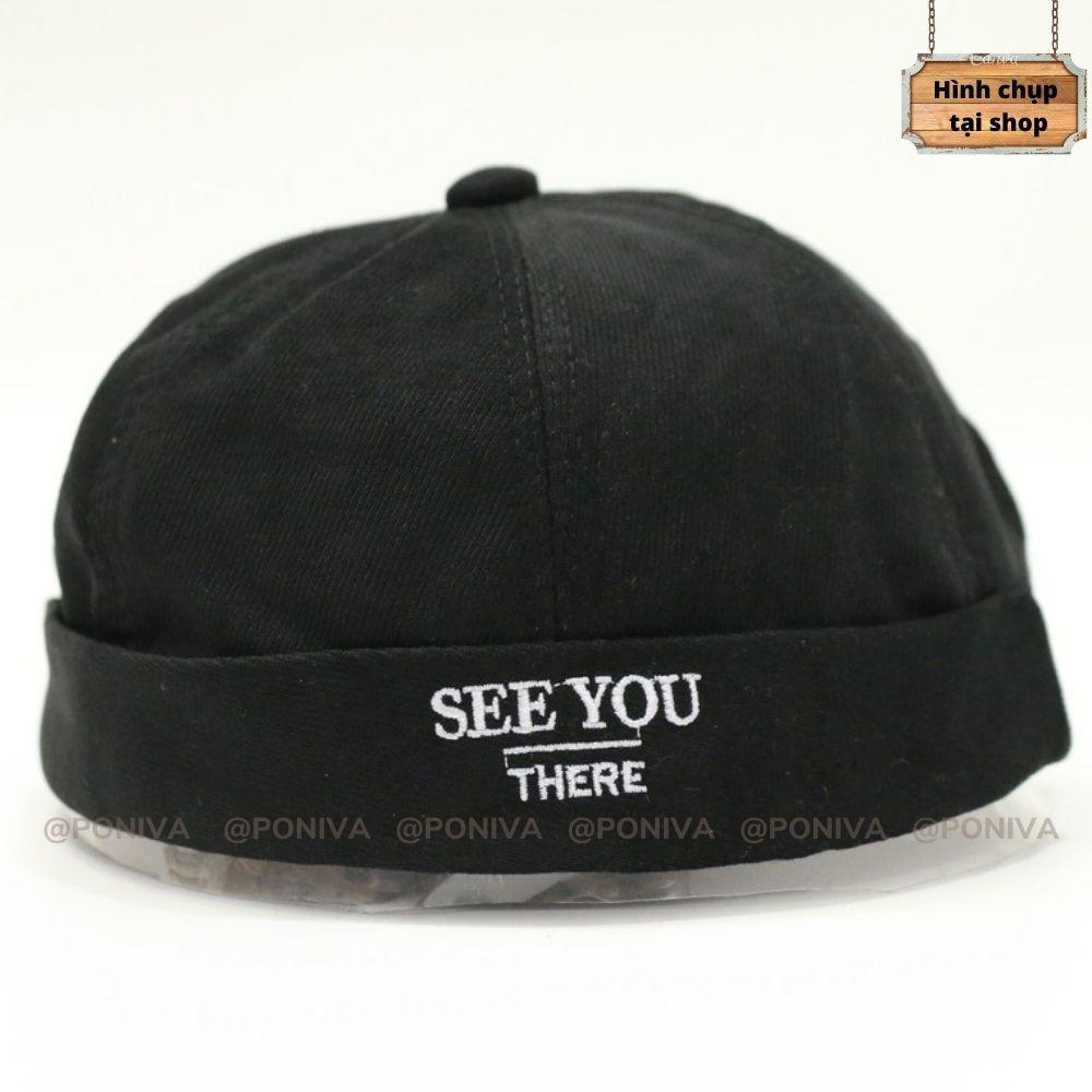 Nón Mũ Beanie vành tròn ️ Mũ tròn SEE YOU phong cách Hàn Quốc form Unisex nam nữ mẫu mới nhất 2022