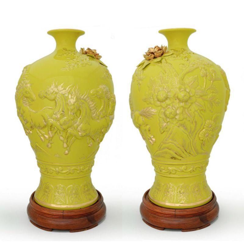 Mai Bình Vẽ Vàng Kim Cao Cấp,Cao 50cm
