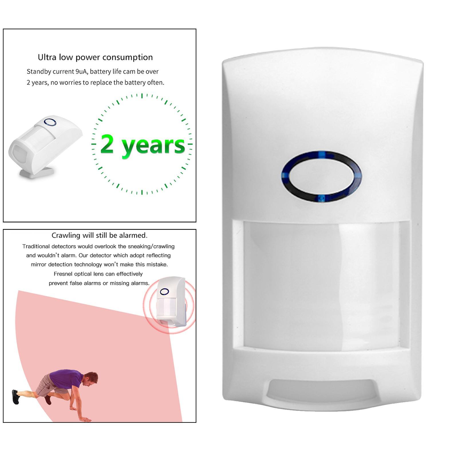 RF 433MHz Wireless PIR Motion Sensor Alarm Home Infrared Detector All-round