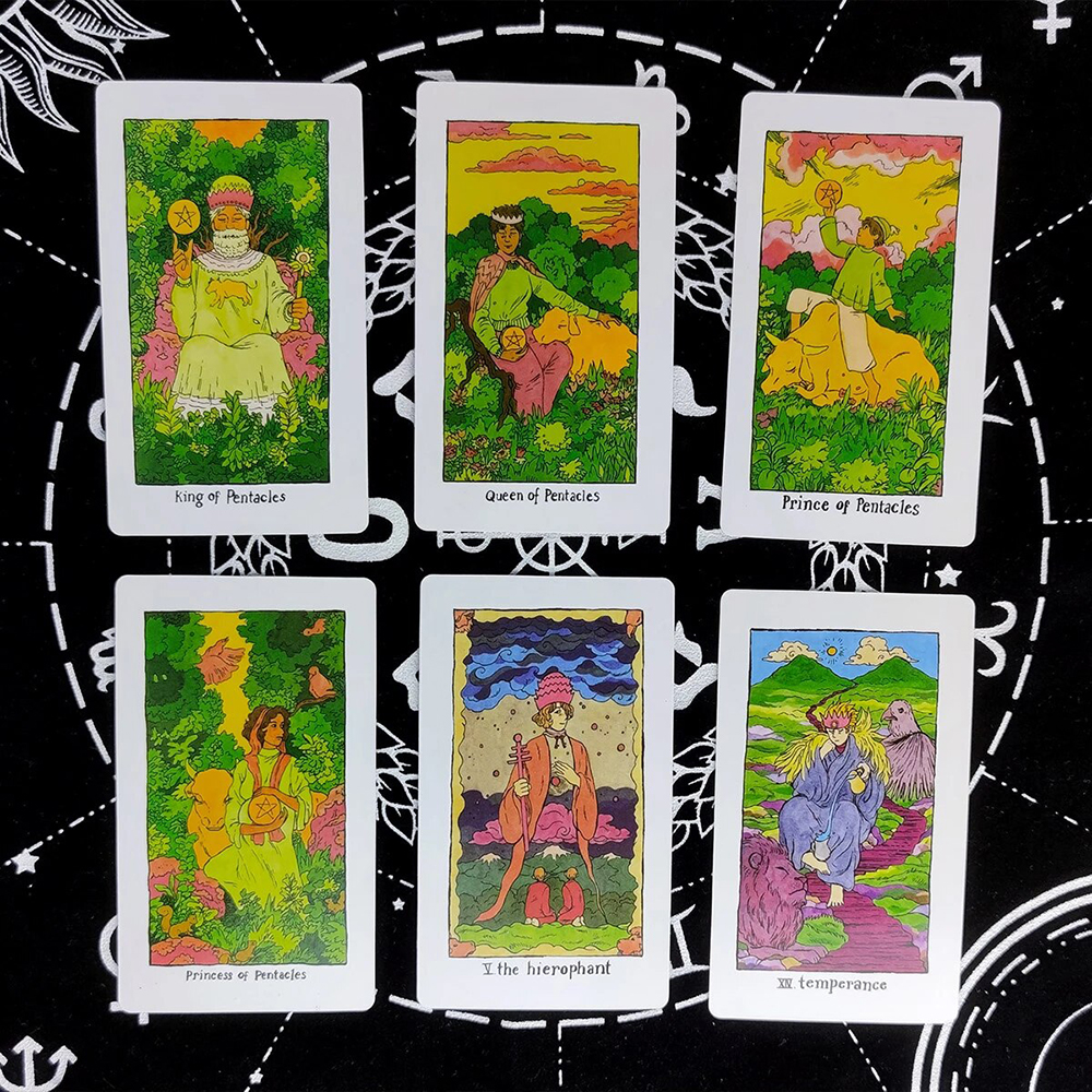 Bộ Bài The Cosmic Slumber Tarot 78 Lá Bài Tặng Đá Thanh Tẩy