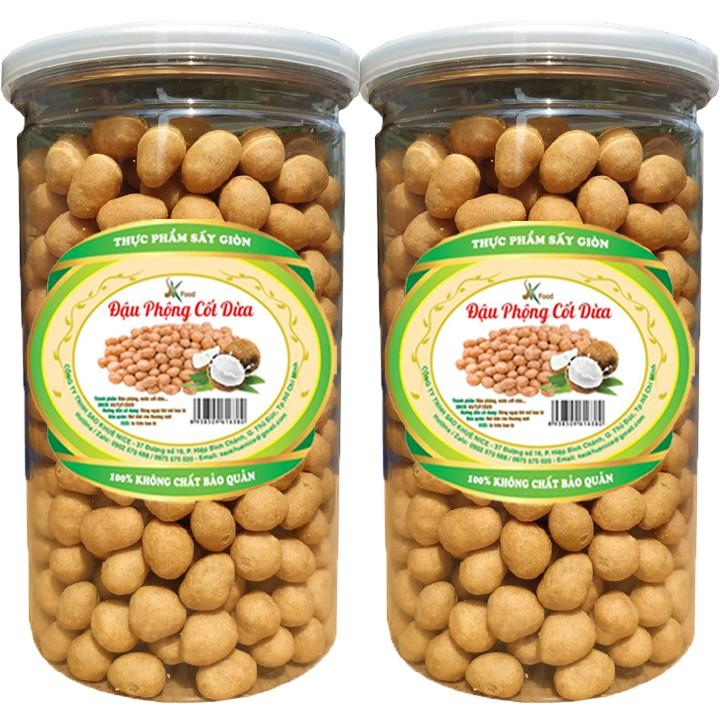 1KG ĐẬU PHỘNG CỐT DỪA SẤY GIÒN LOẠI NGON