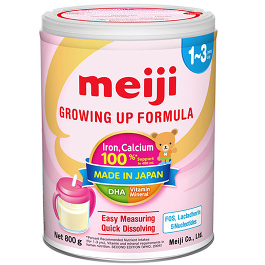 Sữa Bột Meiji 1-3 Growing Up Formula (800g)