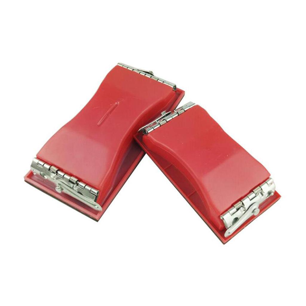 2 Chống Trơn Trượt Tay Cầm Đế Xốp Cát Giấy Khung Giấy Nhám Giá Đỡ Tự Làm Dụng Cụ