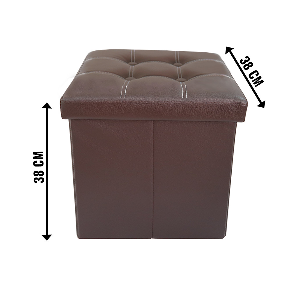 Ghế Đôn Vuông Có Nắp - Đựng Đồ Đa Năng BizSofa B540