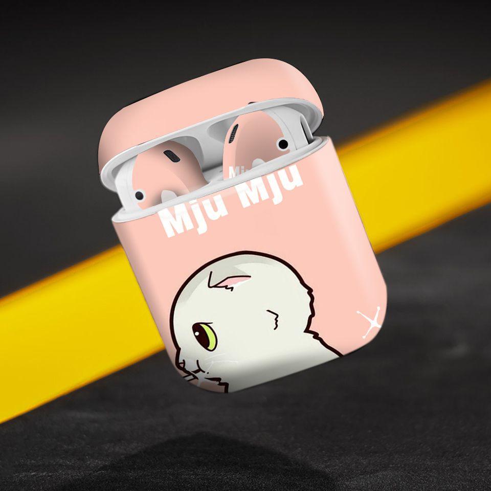 Miếng dán skin cho AirPods in hình thiết kế - atk092 (AirPods ,1 2, Pro, TWS, i12)