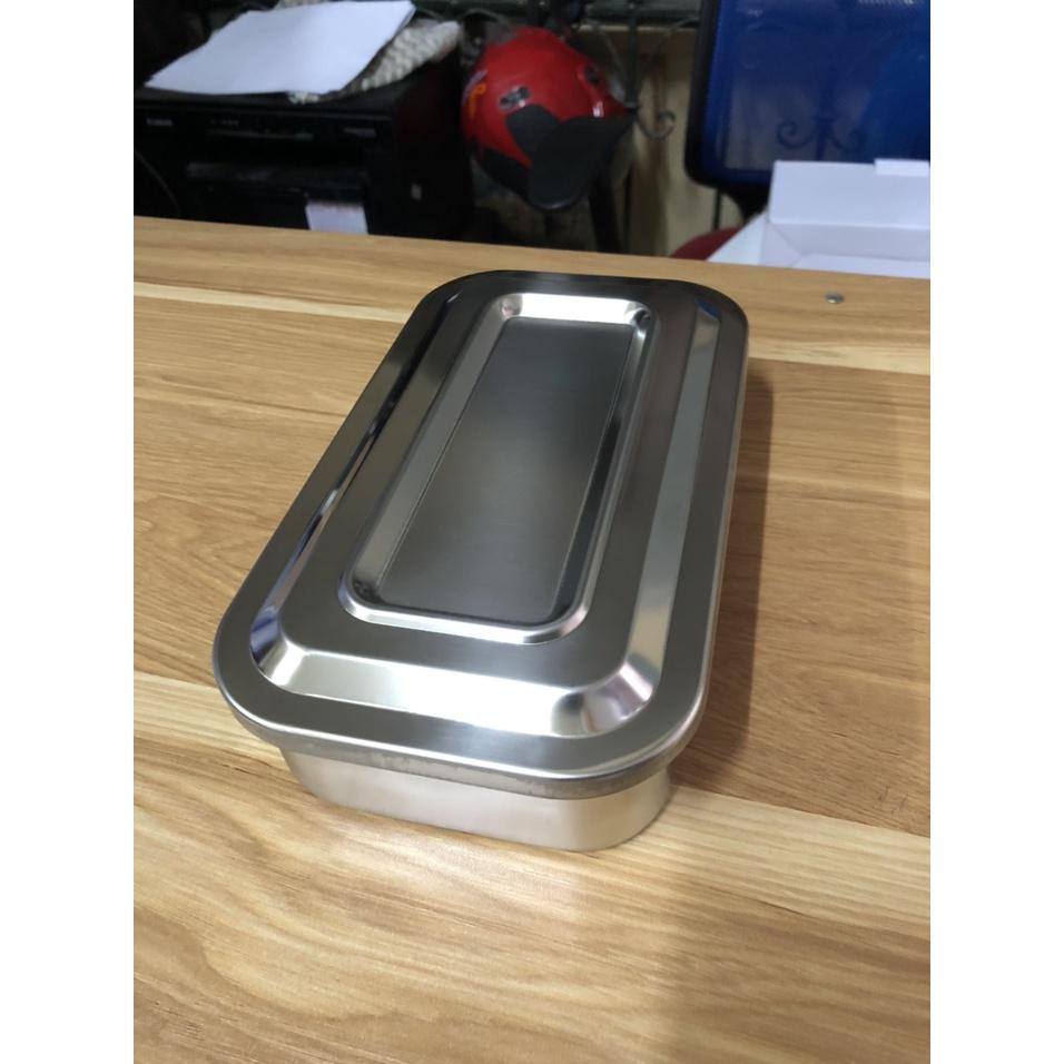 Hộp tiểu phẫu inox có nắp và quai-hộp tiểu