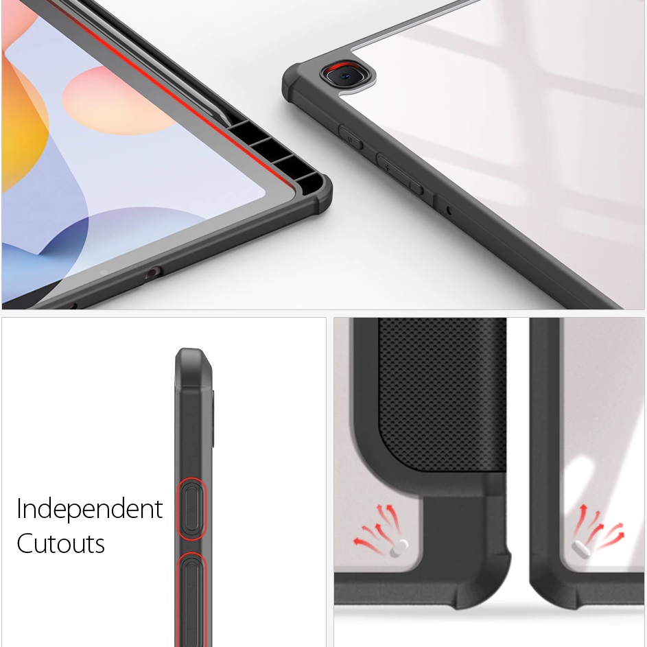 Bao da chống sốc cho SamSung Galaxy Tab S6 Lite 2022 P613/P619 có ngăn đựng bút hiệu Dux Ducis Toby - Hàng chính hãng
