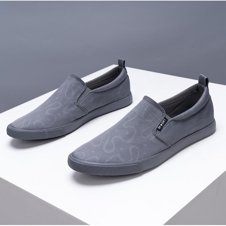 Giày lười nam - Slip on nam vải - Mã A2201Đ