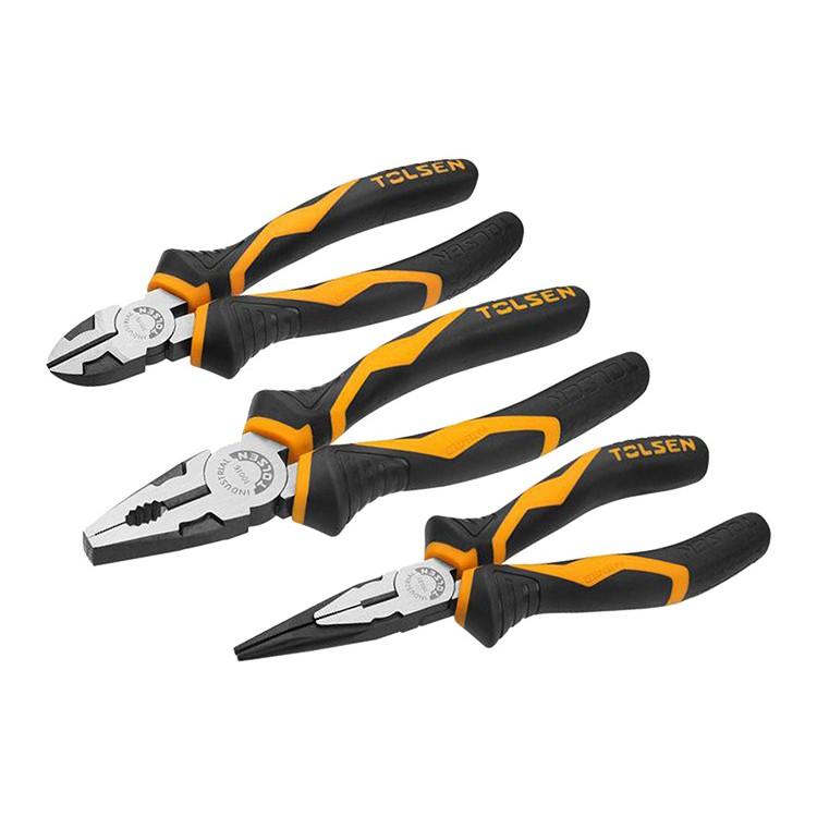 BỘ KÌM CẮT - RĂNG - NHỌN 3 CHI TIẾT TOLSEN 10410 - HÀNG CHÍNH HÃNG