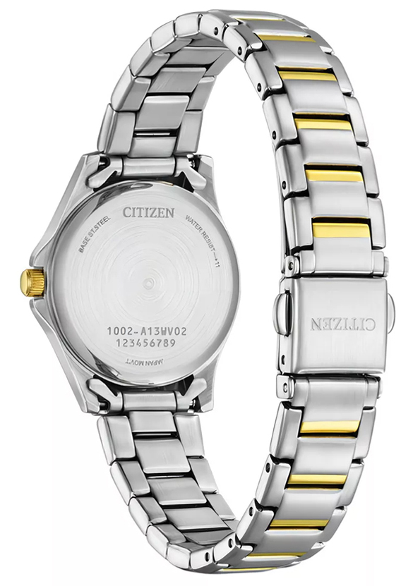 Đồng Hồ Nữ Citizen Pin-Quartz Dây Thép Không Gỉ EQ0614-52A - Mặt Trắng (28mm)