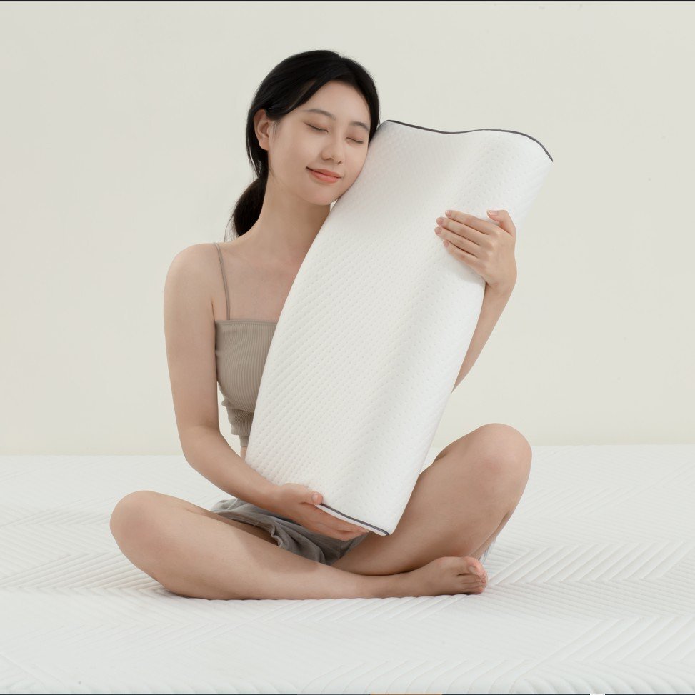 Gối ngủ Memory Foam Contour NOOZ Home Goods ruột cao su non, gối chống trào ngược người lớn nằm